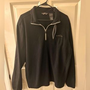 Men’s Eddie Bauer Quarter Zip Shirt Size Large